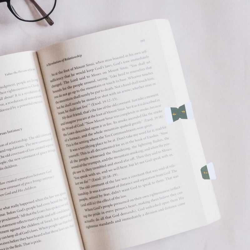 علامات لاصقة قابلة للكتابة كلاسيكية 6 أوراق علامات صفحات جمالية للكتب دفاتر الملاحظات التنظيم - Image 5