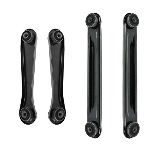 TRQ Rear Control Arm Set Compatible with 1998-2011 Ford Crown Victoria Lincoln Town Car Mercury Grand Marquis - Image 1