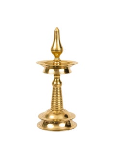 Spillbox Spillbox Traditional Brass Kerala Kuthu villaku Diya for PujaLord Ayyappan VilakkuPooja AartiArti Deepak Deepam Oil Lamp for Home Temple Puja Articles Decor Gifts Kerala Nila Villakku10 inch 1 