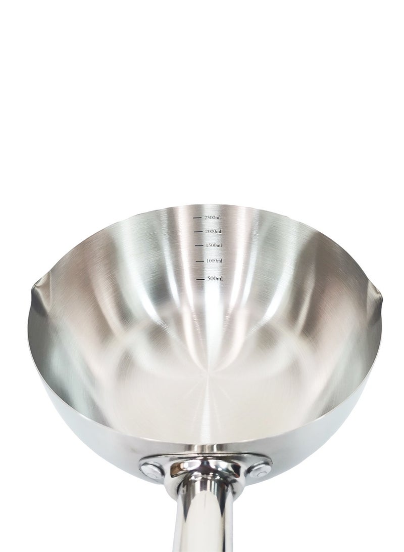 Stainless steel casserole 2.5L  - Image 3
