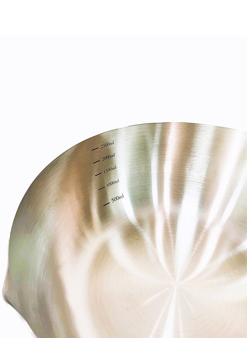 Stainless steel casserole 2.5L  - Image 4