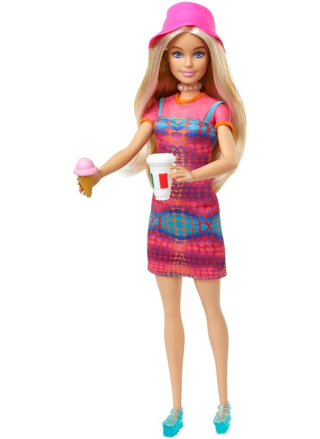 Barbie Barbie Pink Passport Italy Doll Set with Clothes & Travel Accessories, Includes Blonde Doll & Food Pieces  - Image 5