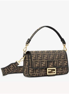 Fendi Rx Baguette Brown FF jacquard fabric bag  - Image 2