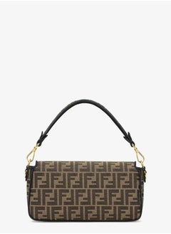 Fendi Rx Baguette Brown FF jacquard fabric bag  - Image 3