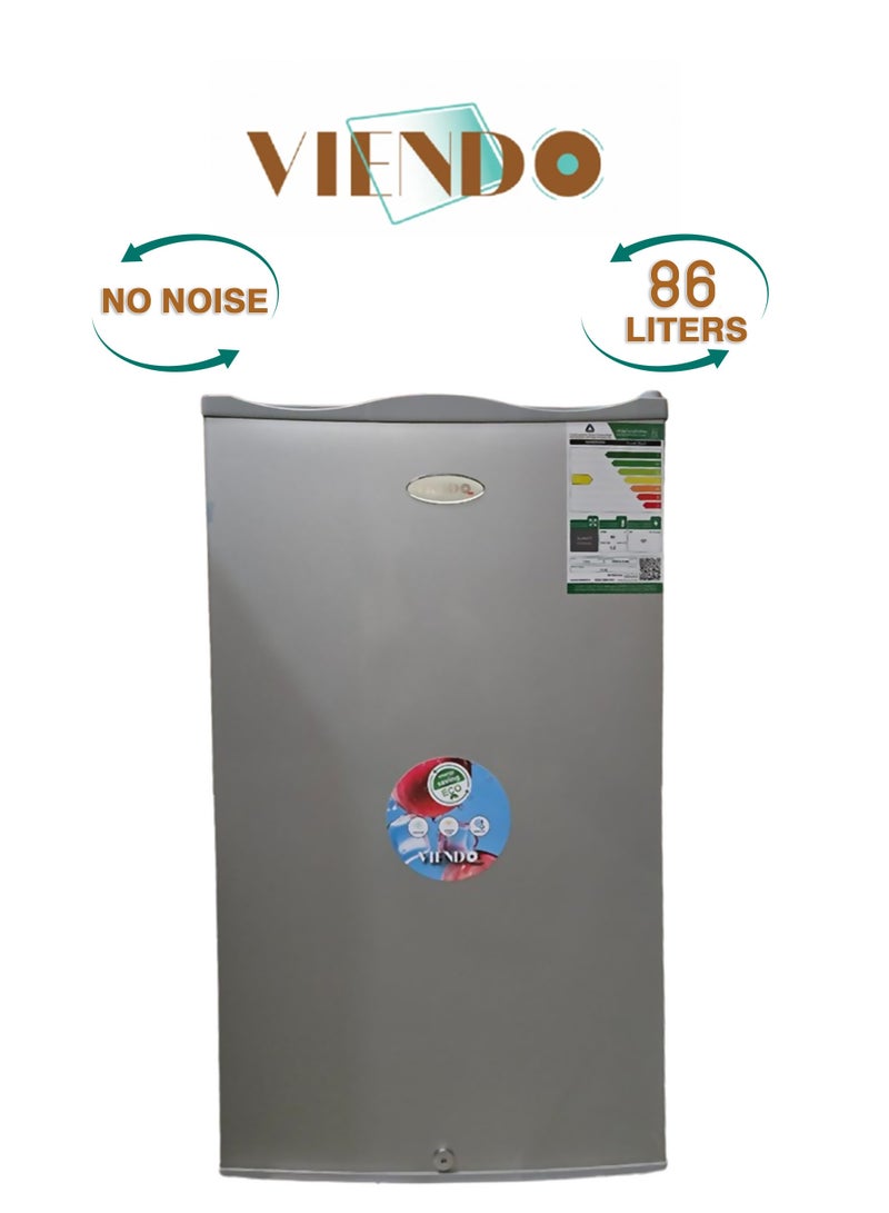 فيندو ثلاجة باب واحد - 86 لتر - بدون ضوضاء - تبريد قوي - سلفر - VH-86 - Image 1