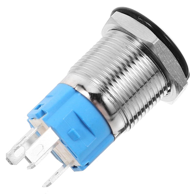 16mm Car Push Button Switch LED Ring Light Self Locking Momentary Engine Start Ignition Replacement - Image 2