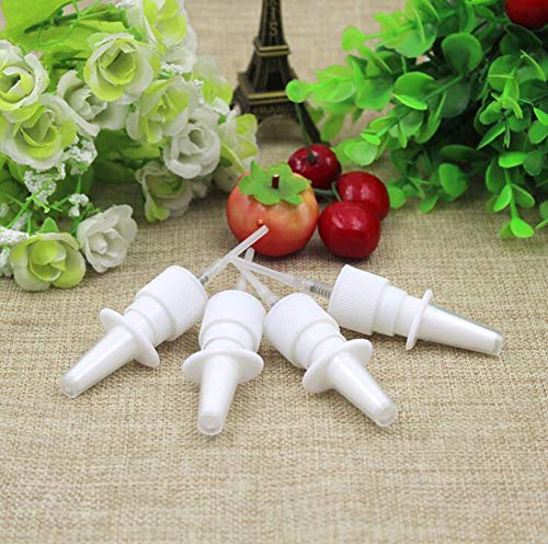 SYBL 6Pcs 10ml/0.34oz Glass Nasal Bottles - Portable Empty Refillable Fine Mist Atomizers Cosmetic Makeup Perfume Storage Container Vials(Clear) - Image 2