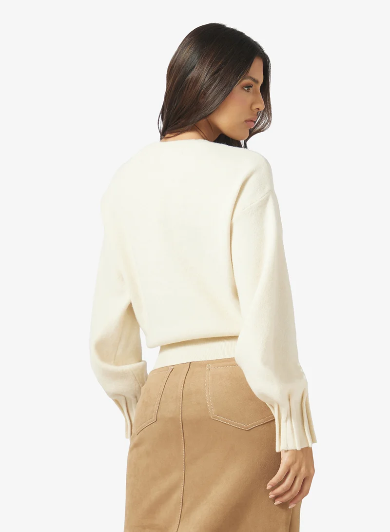 Vero Moda Kacy Long Sleeve Crew Neck Pullover Sweater