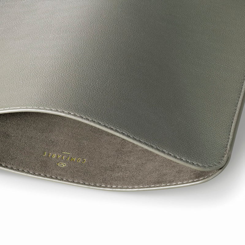 Comfyable Laptop Sleeve 13 Inch Precisely Compatible with MacBook Pro M2 2022 M1 2020-2016 & Mac Air M3 2024 M2 2022 M1 2020, Not Fit Old Versioned MBA/MBP, Faux Leather Cover Case, Khaki Green - Image 2