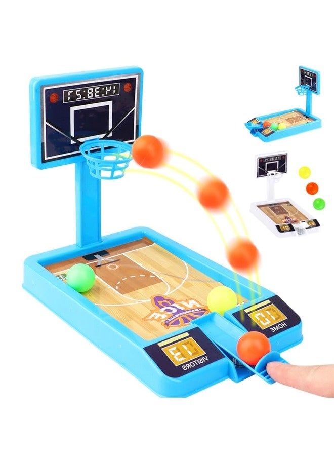 لعبة كرة السلة على الطاولة 2 قطعة، هدايا حفلات كرة السلة، ألعاب مكتبية للبالغين لتخفيف التوتر، أفكار هدايا كرة السلة جوائز صفية للأطفال الأولاد والبنات - Image 5