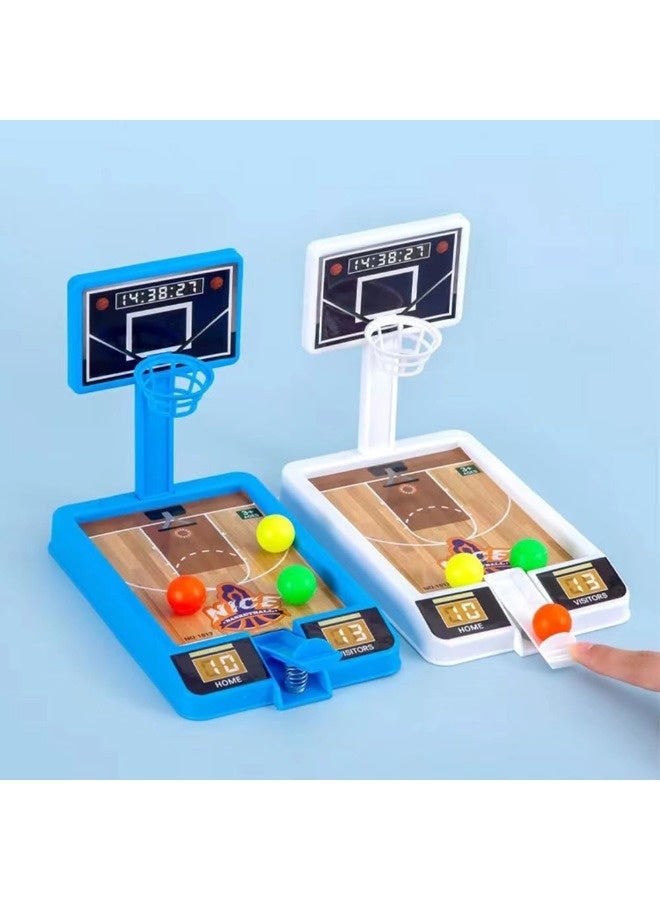 لعبة كرة السلة على الطاولة 2 قطعة، هدايا حفلات كرة السلة، ألعاب مكتبية للبالغين لتخفيف التوتر، أفكار هدايا كرة السلة جوائز صفية للأطفال الأولاد والبنات - Image 4