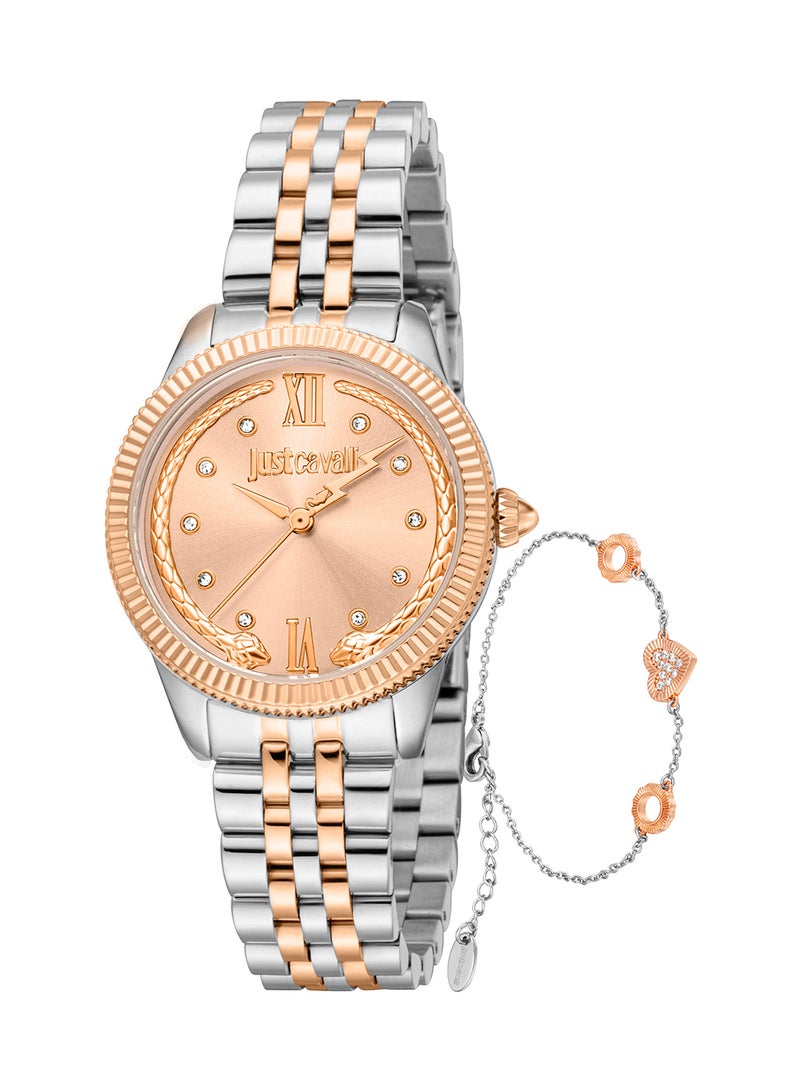 Just Cavalli Women's Round Shape Stainless Steel Wrist Watch JC1L315M0095 - 30 Mm - Image 1
