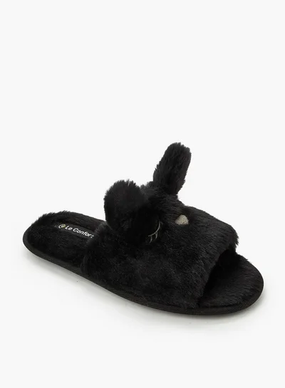 Le Confort Women Ear Applique Bedroom Slippers