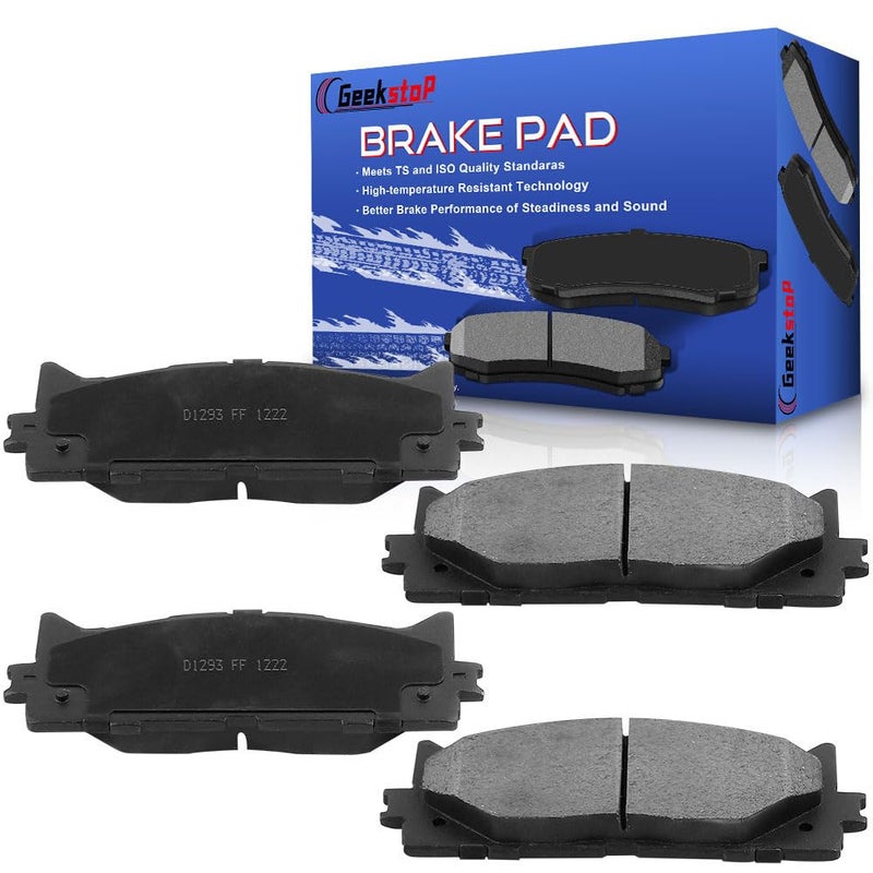 Front Ceramic Brake Pads for 20072017 Toyota Camry 20082018 Toyota Avalon 20072017 Lexus ES350 20132017 Lexus ES300H Front Brake Pads Set