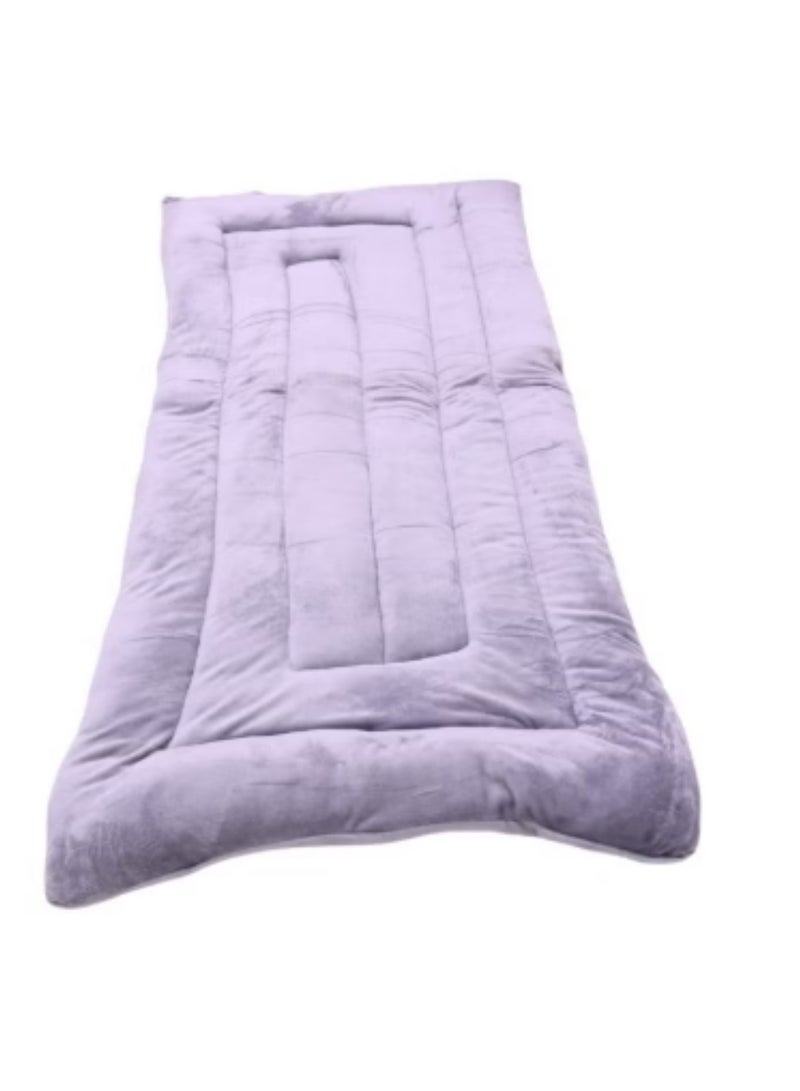Premium soft velvet floor cushion, versatile for sleeping and entertaining, size 190X90X10 Cm - Image 1