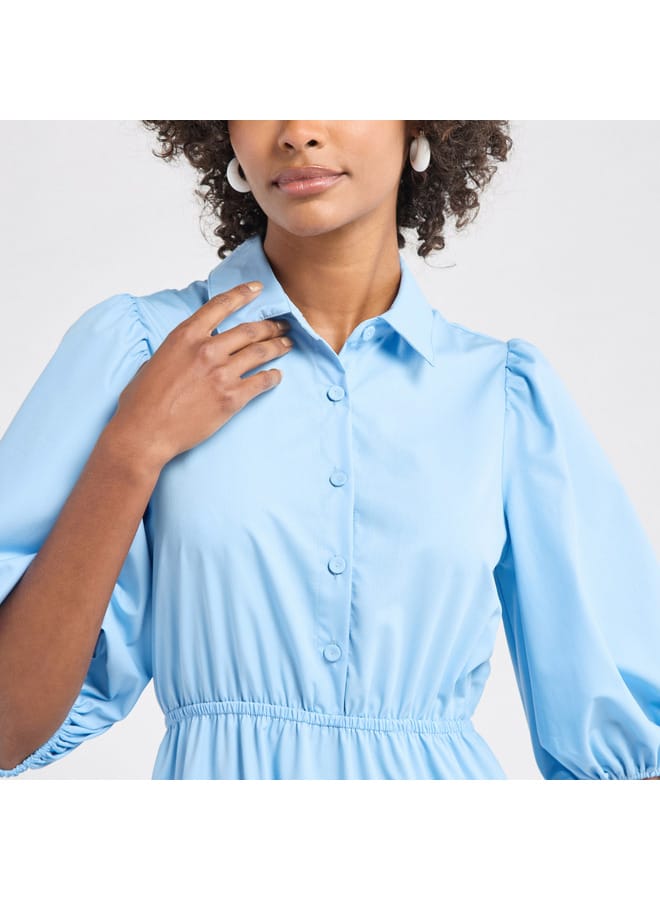 Splash FAV Tiered Cotton Midi Dress  - Image 4