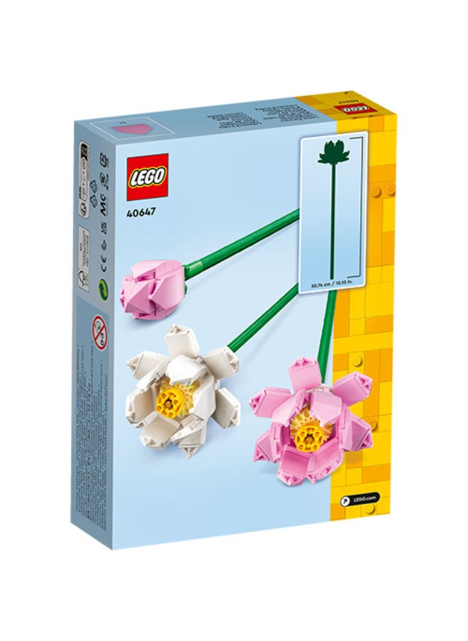 LEGO 40647 Lotus Flowers  Building Set  - Image 2