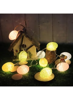 erorex Easter Decorations Easter Egg String Lights Pastel 10 Led String Lights With Battery Operated Fairy Lights For Home Banister Tree Fireplace Spring Decor  - Image 5