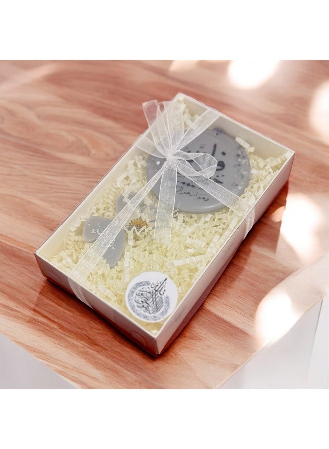 OLUDENIZ Car Accessory & Décor: Elegant Grey Turkish Resin Pendant – Handmade Butterfly Design with Ayat Al-Kursi - Image 2