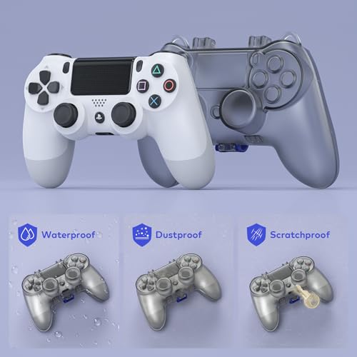 Tiiletzote Protective Travel Case Compatible with PS4 Wireless Controller, Hard Shell 1:1 Fit Carrying Case, Joystick Protection, Dust-Resistant, Anti-scratch, Shock-proof, Black - Image 4