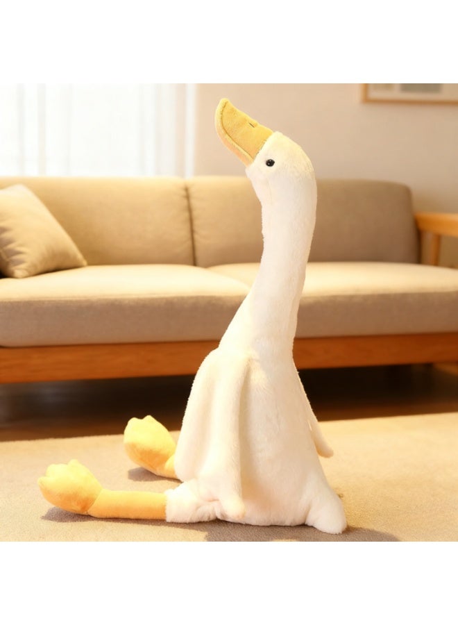 تُعد لعبة الإوزة القطيفة ذات العنق الطويل الرائعة هذه مثالية للعناق، مما يجعلها هدية عيد ميلاد رائعة، وخيارًا ساحرًا لتزيين الغرفة، وهدية تخرج رائعة - 50 سم. - Image 2