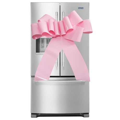 HQJAXJ Big Pink Car Bow 30inch Large Giant Bow for Present,Gift Wrapping Bow for Large Gift Decoration for Christmas,New House,Car,Party,Festival. (Pink) - Image 3