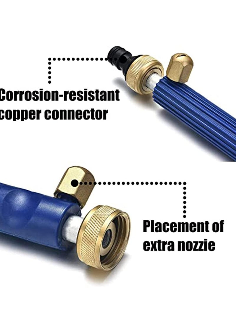 SYOSI - High Pressure Washer Wand Power Washer Portable Wand Power Water Spray Tool Heavy Duty Metal Sprayer Universal 2 Hose Nozzle Foam Tube Car Washing for Garden - Image 1