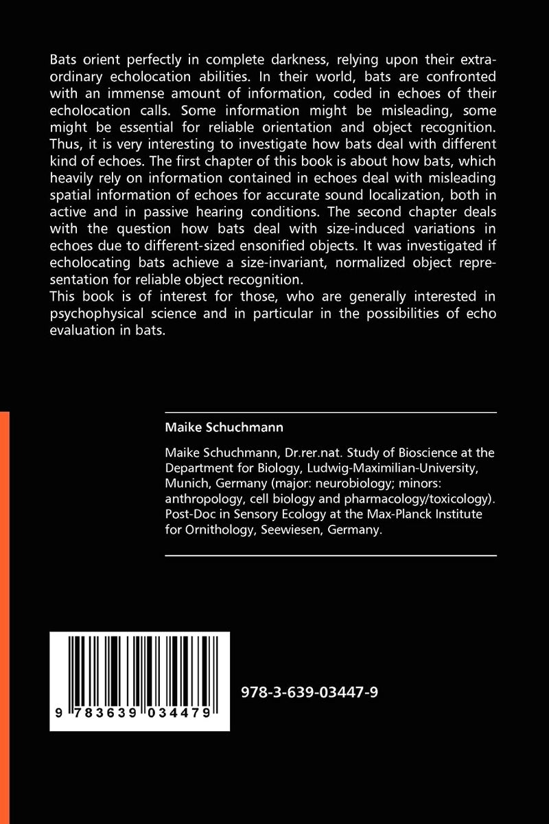 Spatial Echo Suppression and Echo-acoustic Object Normalization in Bats - Image 2