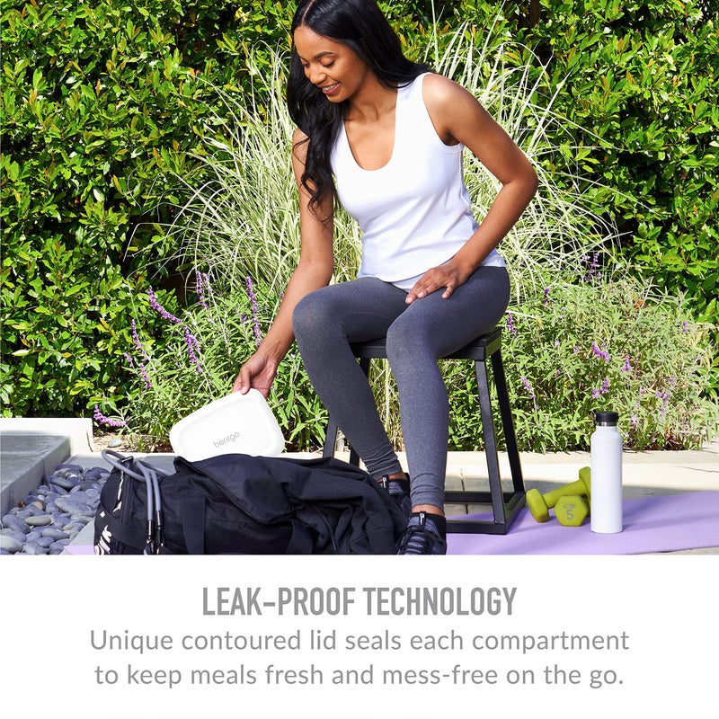 Bentgo Fresh 3-Pack Meal Prep Lunch Box Set - Reusable 3-Compartment Containers for meal Prepping, Healthy Eating On-the-Go, and Balanced Portion-Control - BPA-Free, Microwave & Dishwasher Safe - Image 4