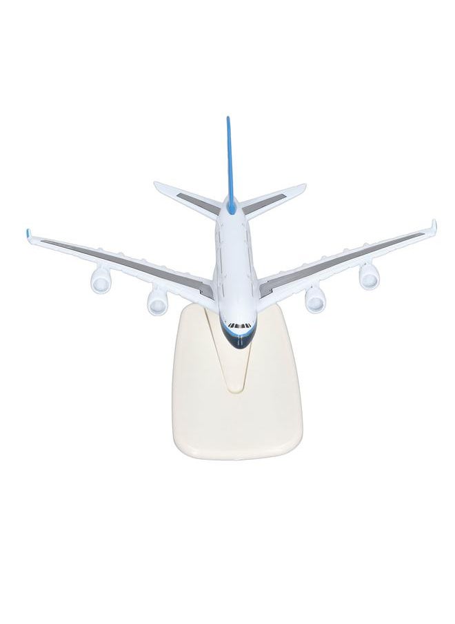 Thoraya نموذج طائرة أيرباص A380 المعدنية عرض واقعي مجموعة محبي الطيران  - Image 5