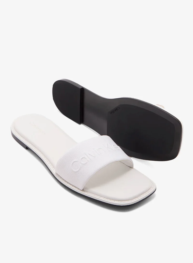CALVIN KLEIN FLAT SLIDES