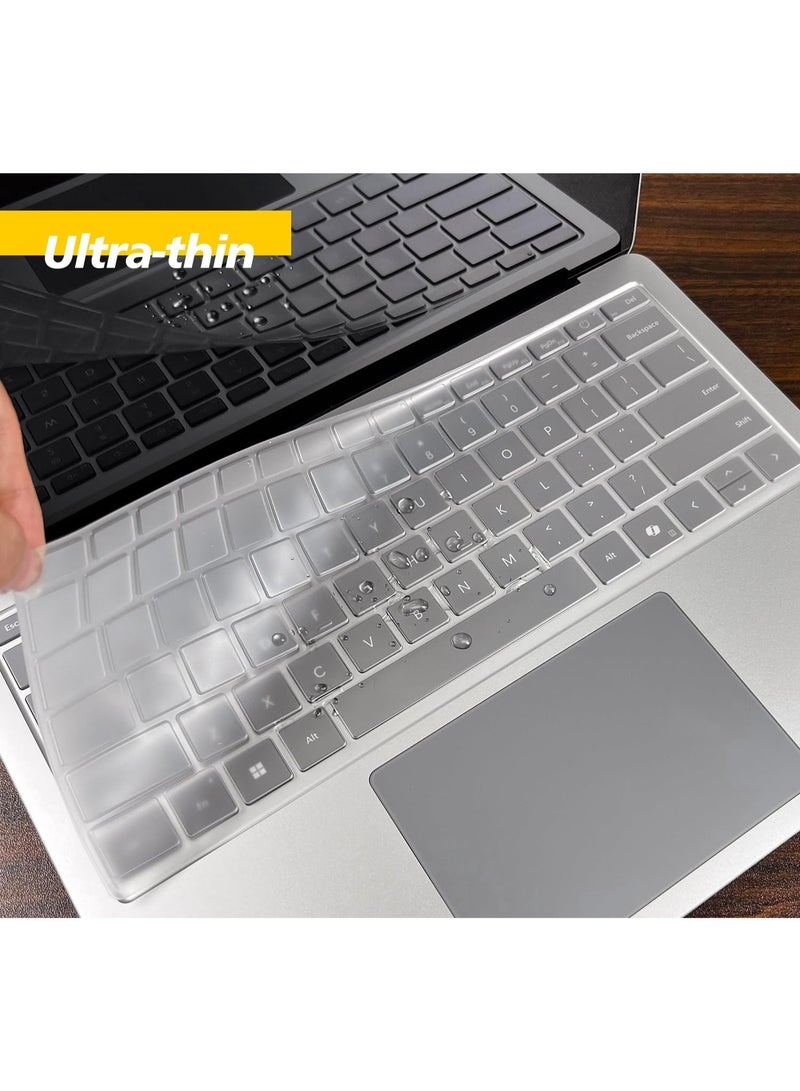 Premium Keyboard Cover for 2024 Microsoft Surface Laptop 7(7th Edition Copilot+ PC) 13.8 & 15 inch, Ultra Thin High Transparency TPU Keyboard Skin, US Layout - Image 5