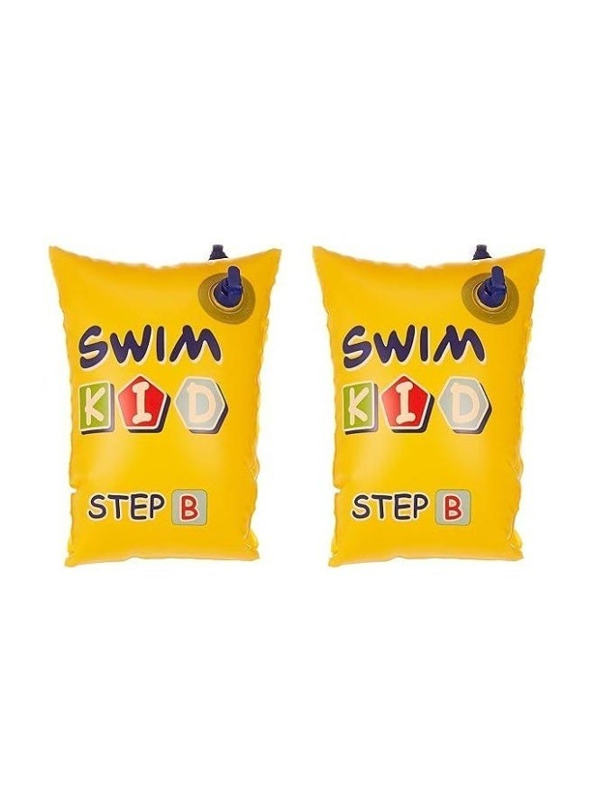 Jilong "Swim Kid" Arm Bands - Yellow Color - Size 25x15 cm (10"x6"). - Image 3
