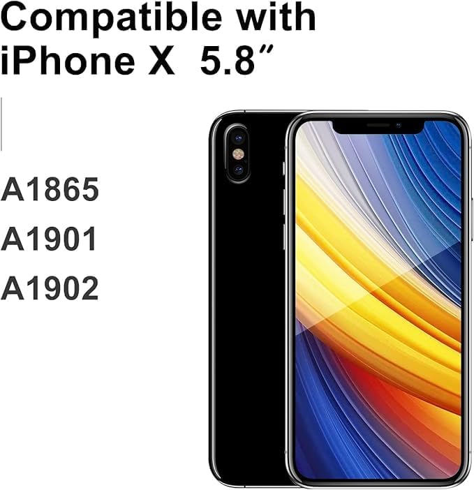 LL TRADER Screen Replacement for iPhone X 5.8‘’ LCD Display Touch Screen Digitiser with Repair Tool Kits Black Framework 2025new for USA - Image 2