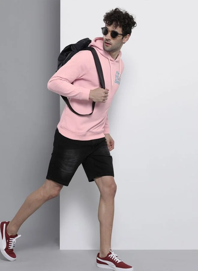 The Indian Garage Co  The Indian Garage Co Men Regular Fit Typographic Round Neck Full Sleeves Sweatshirt  | Best Price UAE