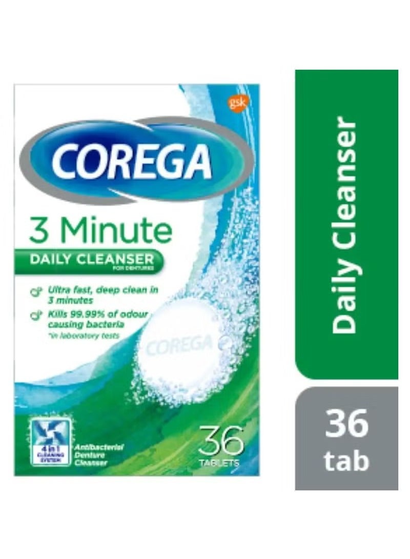 COREGA COREGA Corega Full Denture Cleanser Tablets 36's 