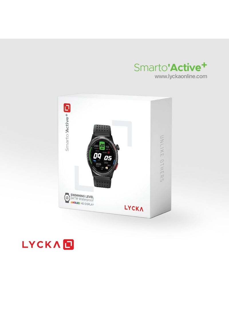Lycka Smarto Active Plus AMOLED High Definition LCD Display (Full Touch) IOS 9.0+, Android 5.0+ Waterproof 3ATM Stand by time 10-15 Days - Image 5