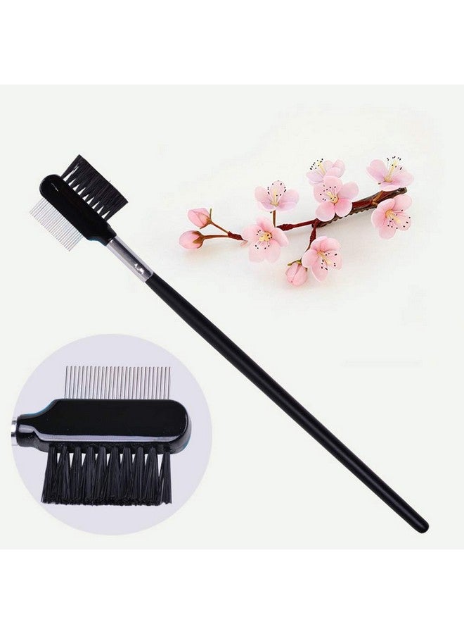 Luzen 2Pcs Eyebrow Brush With Metal Teeth Eyelash Comb Separator Brow & Lash Shaper Makeup Grooming Tool For Eyelashes Extension And Eyebrow Shaper Supplies - Image 4
