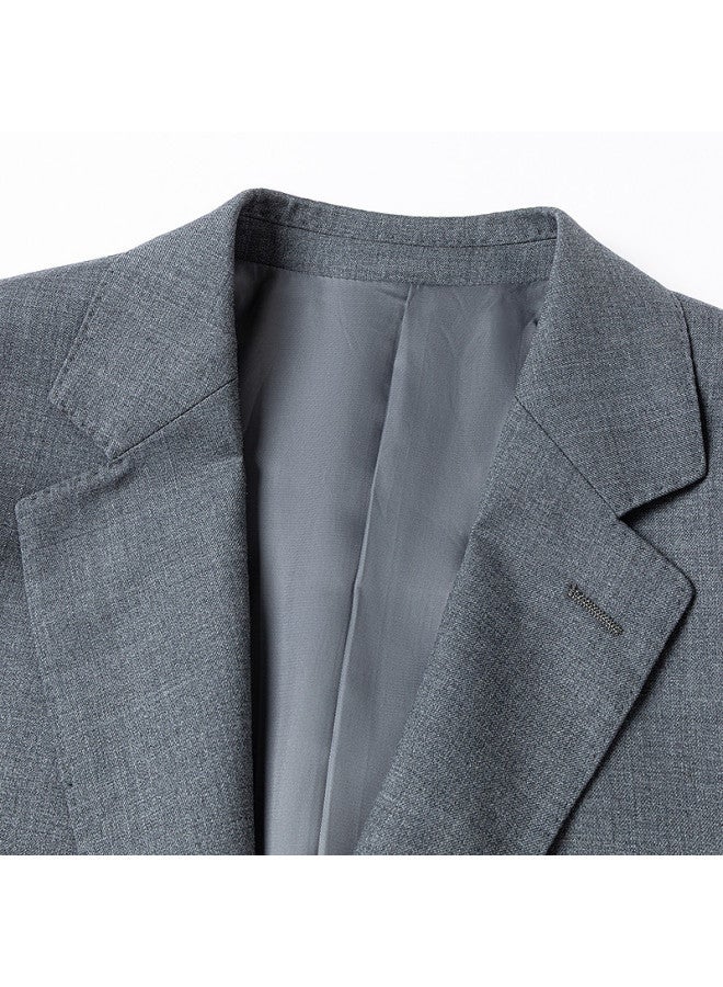 Fapai Top + Pants] 100% Wool Suit Set Men's Suit Business Casual Suit 2-piece Suit Men - Image 4