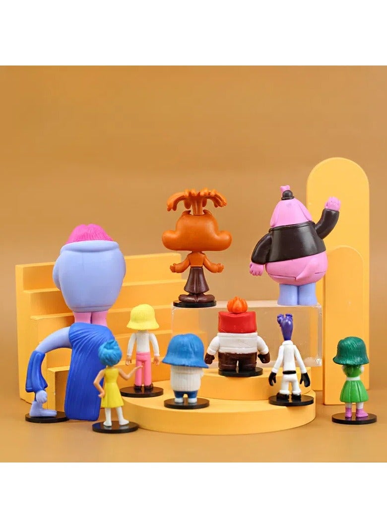 عام 10 قطع ثقة الداخلية 2 فريق عمل العميل الذهني: دمى نموذج كرتون يدوية الصنع، هدايا اختيارية عصرية للأطفال، هدايا مجموعات ألعاب شخصيات PVC، ألعاب مبتكرة للرسوم المتحركة، هدايا أعياد الميلاد - Image 3