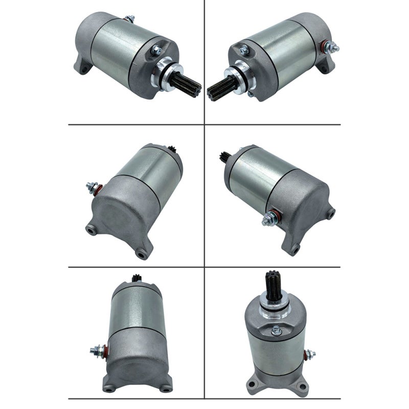 Starter Motor: Grey Aluminum Alloy - Quick Reliable Engine Startup High Compatibility for ATV Sportsman 325 335 400 425 450 500 (1995 to 2014) - Image 5