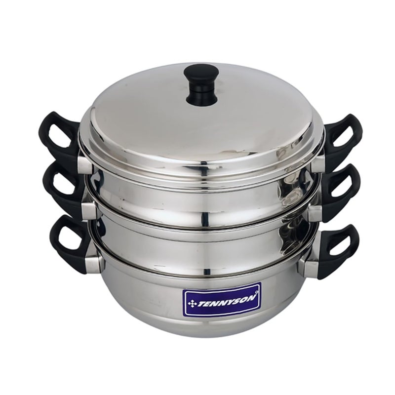 TENNYSON Steamer Plain Small 3 Tier - Image 2