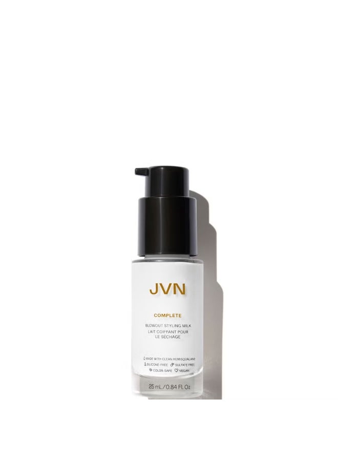 JVN Complete Blowout Styling Milk 25ml - Travel size - Image 1