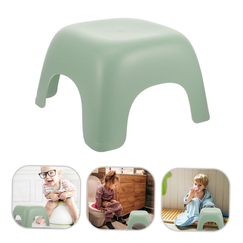 Heavy Duty Plastic Step Stool Non Slip Bathroom Household Lightweight Space Saving - Image 4
