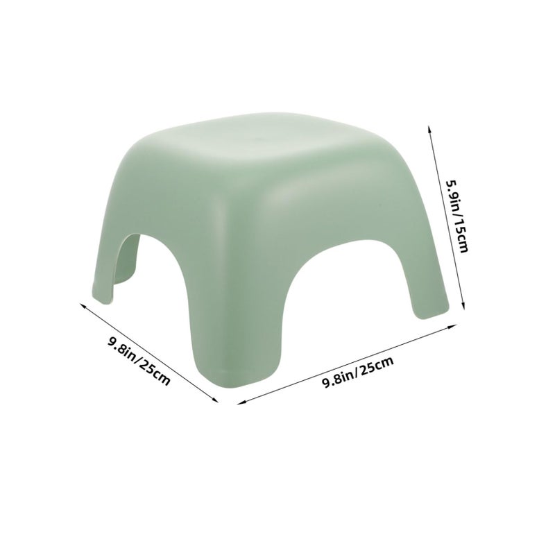 Heavy Duty Plastic Step Stool Non Slip Bathroom Household Lightweight Space Saving - Image 3