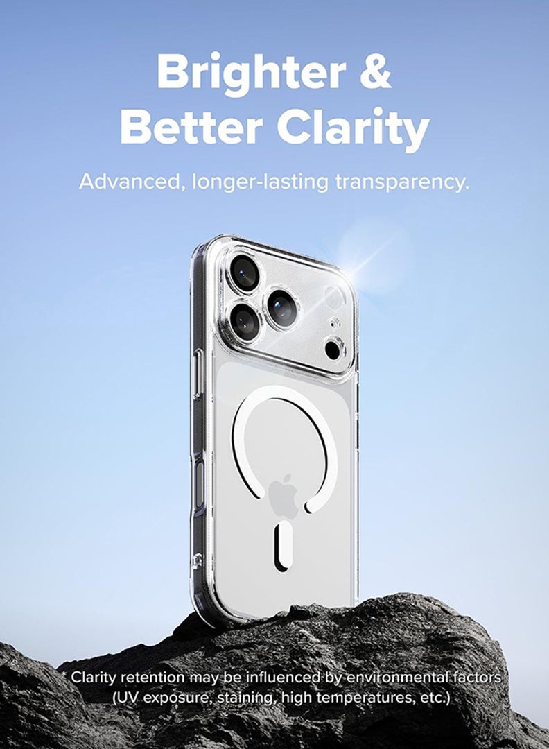 ريفين جراب iPhone 17 Pro Max متوافق مع MagSafe، مغناطيس قوي، زر غالق مُحسّن، تأخير في التقاط الصور، غطاء iPhone 17 Pro Max مقاوم للاصفرار، حماية بمستوى عسكري، جراب مقاوم للتآكل متوافق مع المغناطيس - Image 5