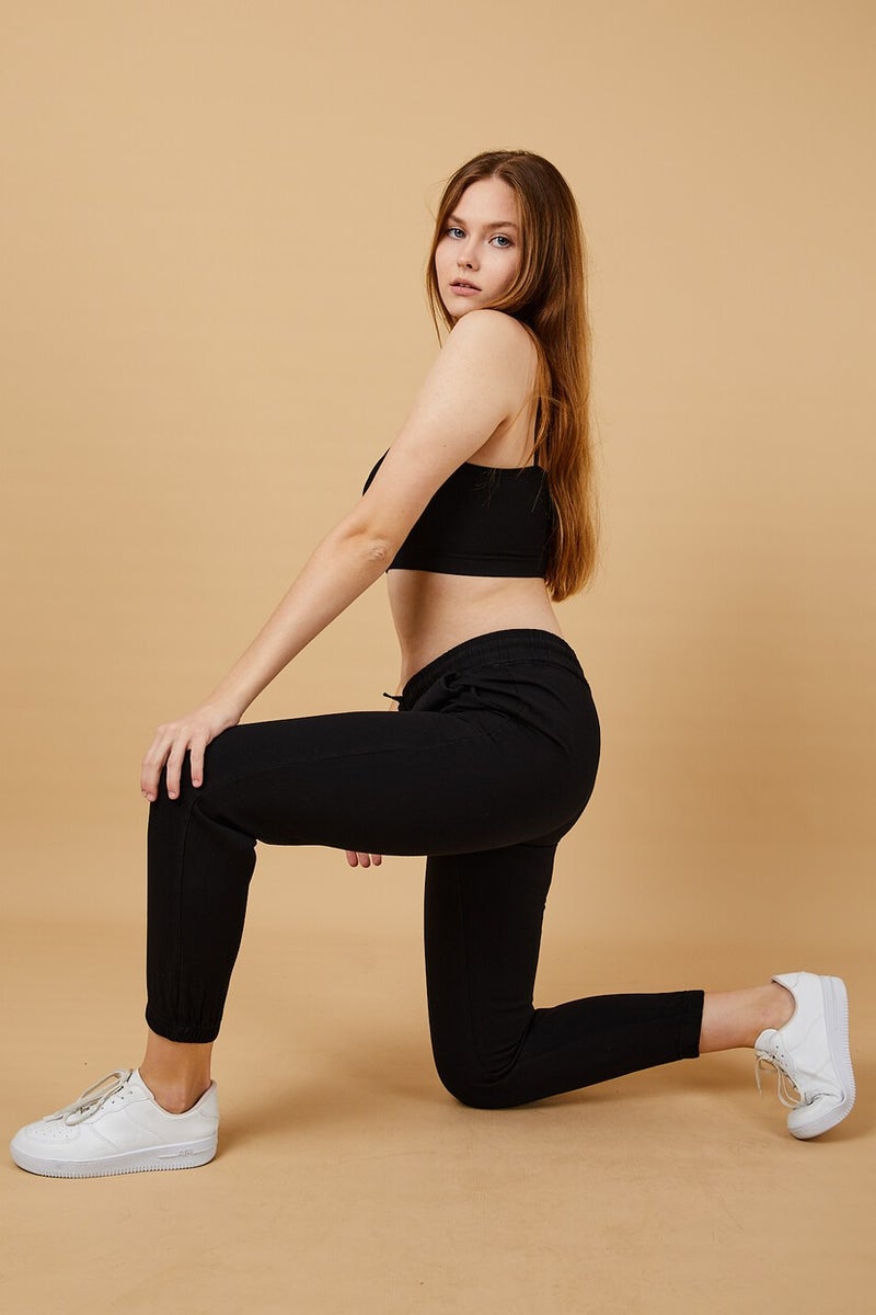 Twenty3 Women's Elastic Waist and Leg Sweatpants  - Image 2