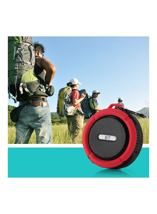 Outdoor Portable Bluetooth Speaker,C6 Wireless Bluetooth Speaker,  with Microphone USB, Outdoor Sports Suction Cup Mini Speaker, Mobile Phone Car Subwoofer Speaker, IP65 Dustproof and Waterproof, Id