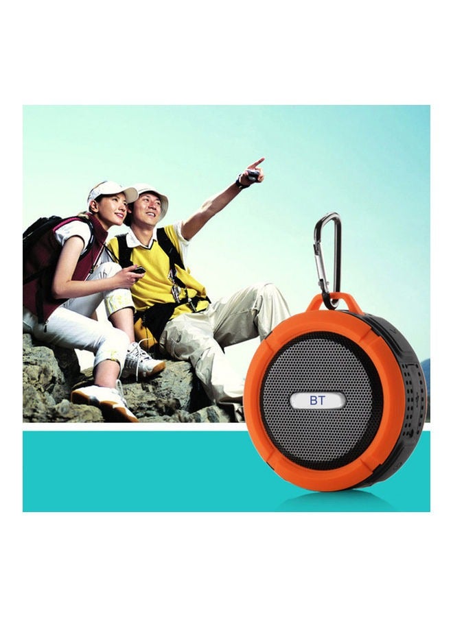 Outdoor Portable Bluetooth Speaker,C6 Wireless Bluetooth Speaker,  with Microphone USB, Outdoor Sports Suction Cup Mini Speaker, Mobile Phone Car Subwoofer Speaker, IP65 Dustproof and Waterproof, Id