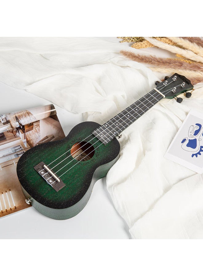 Aodsk Aus-p06gr Ukulele For Men, Women, Students And Children Beginners 21-inch Small Guitar Teal Blue Color - Image 1